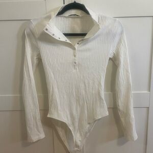 Zara white bodysuit